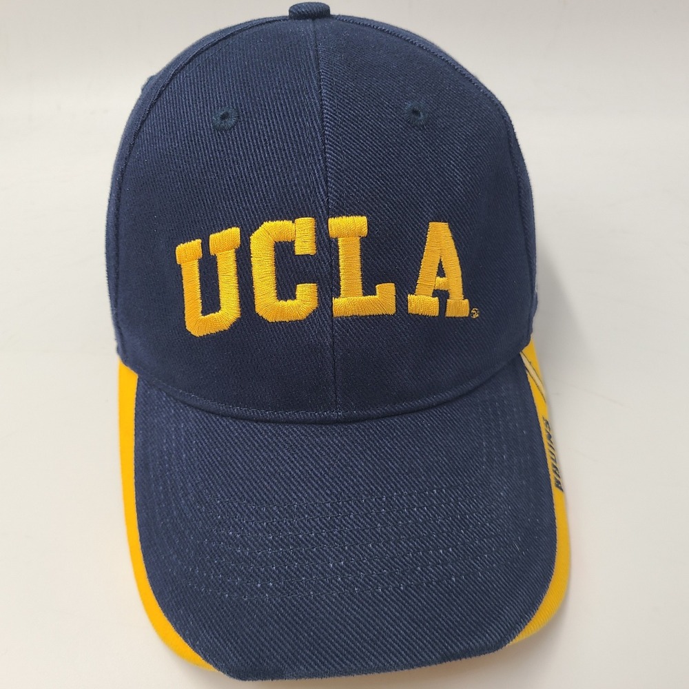 UCLA Bruins Hat Adjustable Adidas Blue Yellow NCAA University Casual Cotton‎ Men
